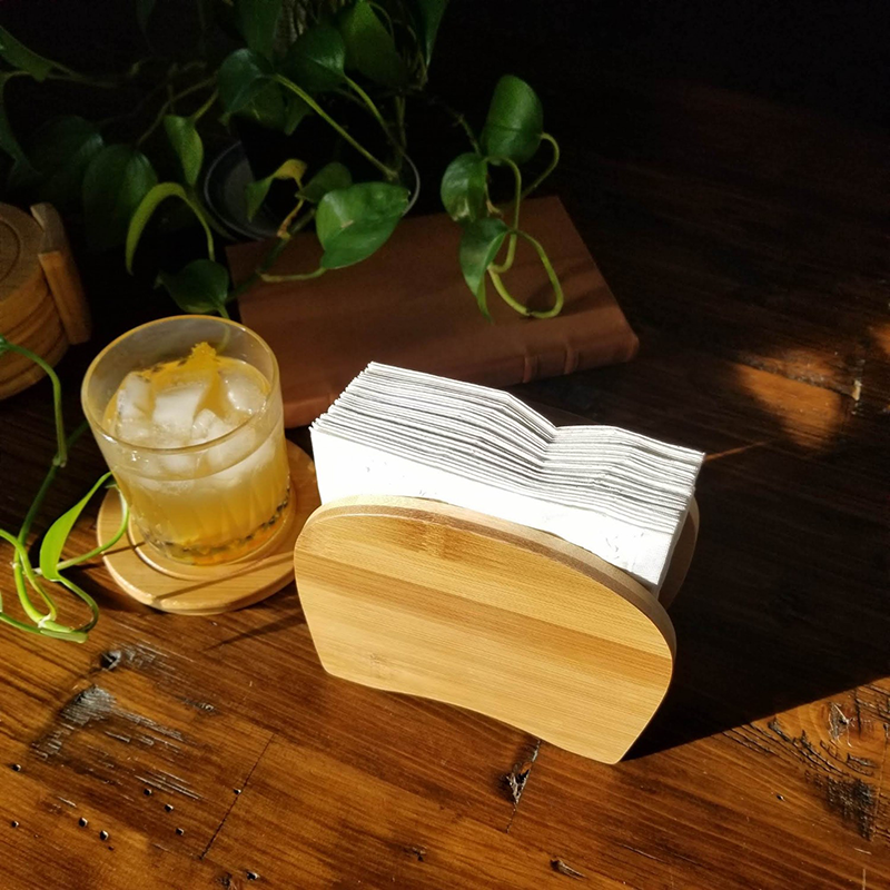 Lipper Bamboo Napkin Holder