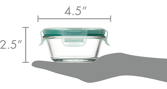 Good Grips 1 Cup Smart Seal Glass Round Container