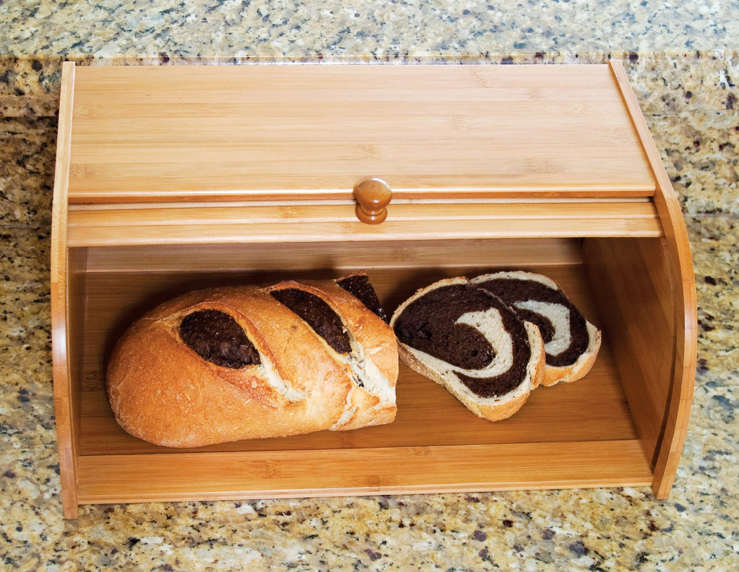 Lipper Bamboo Roll top Bread Box